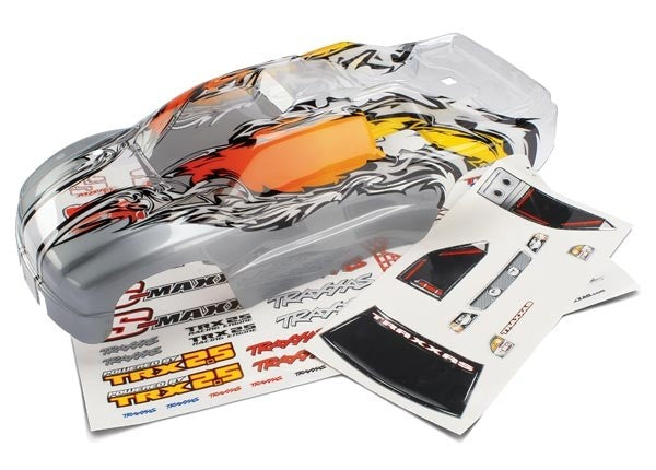 Traxxas 5112X Body, Stadium Maxx (ProGraphix w/window/grill decals)