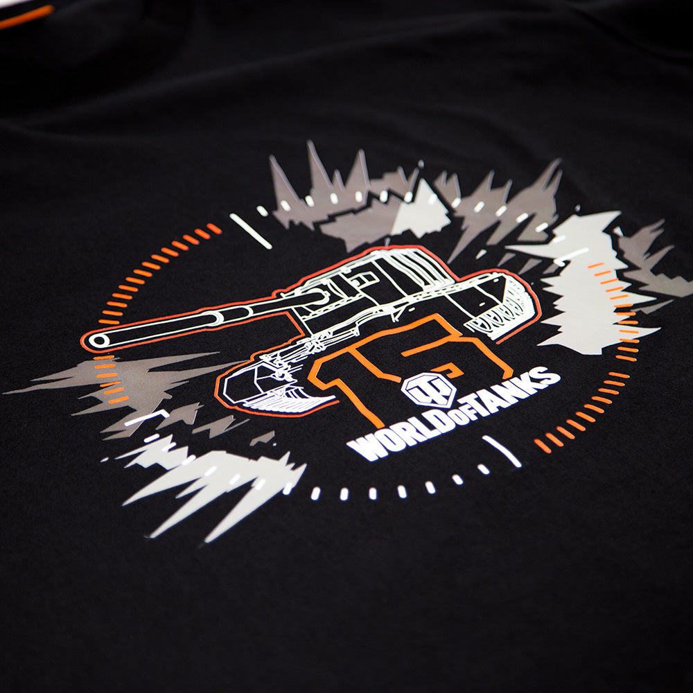 World of Tanks 15 Anniversary T-shirt Black, 3XL