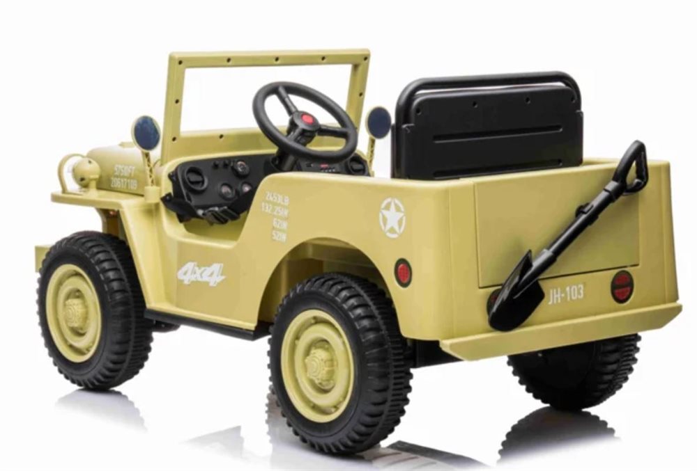 Azeno Desert Olive Elbil til børn, 4x12V