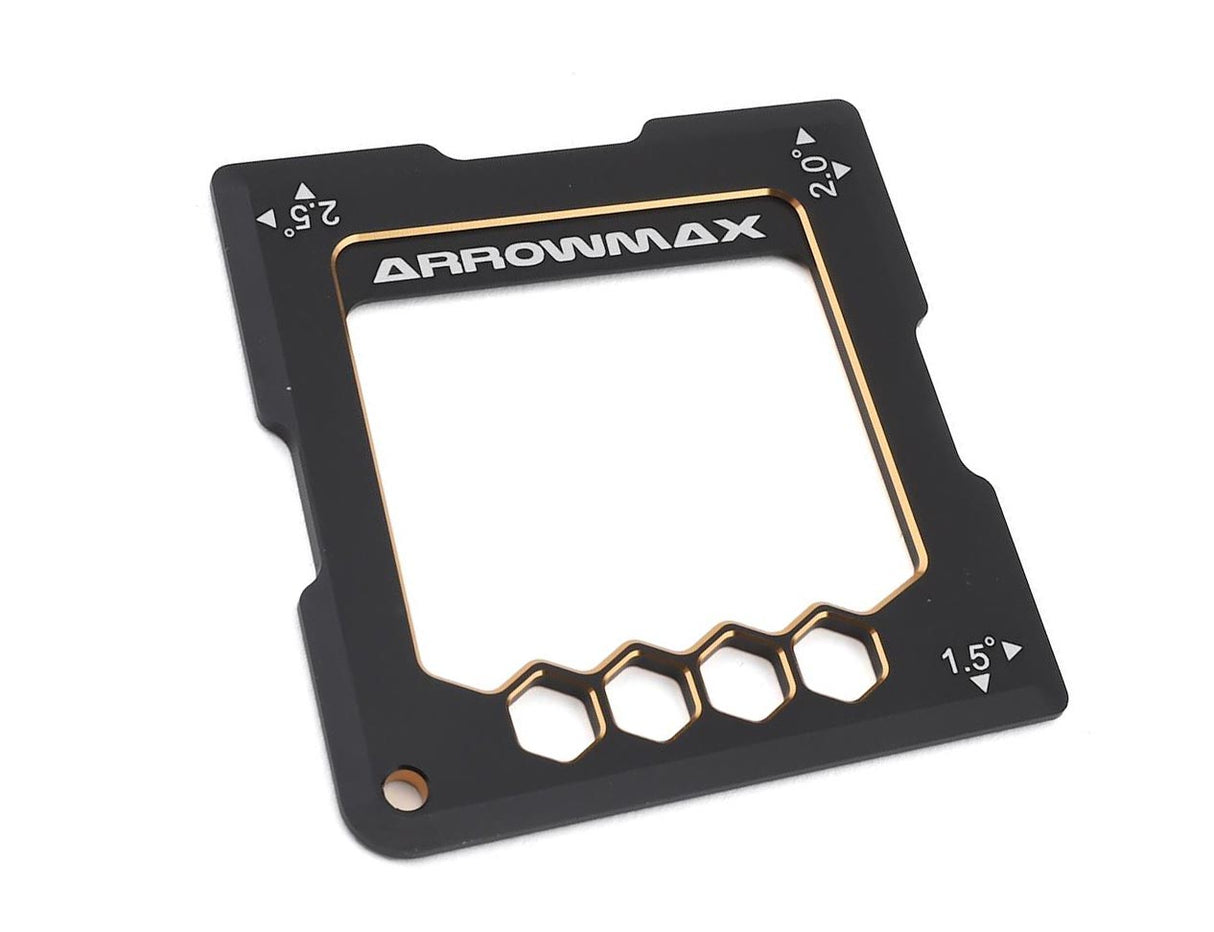 ARROWMAX AM171006 - Quick Camber Gauge For 1/10th 1.5 2 2.5 degrs Black Golden