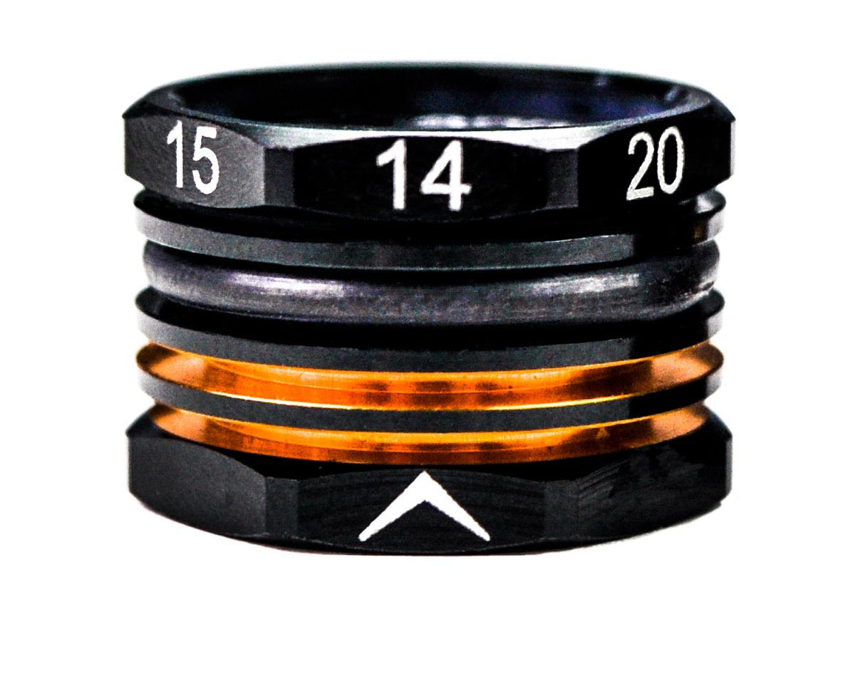 ARROWMAX AM171096 - 14-20mm Adjustable Ride Height Gauge Black Golden