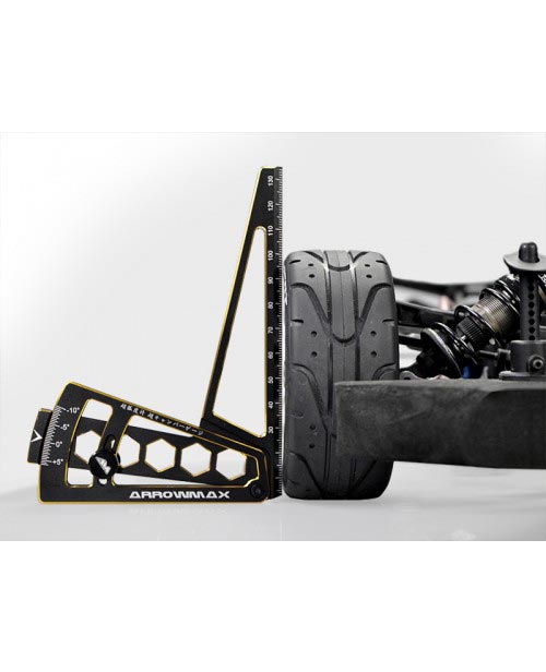 ARROWMAX AM171098 - Ultra Camber Gaurge For 1/8th Black Golden