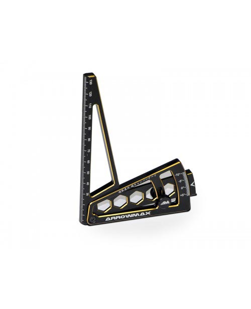 ARROWMAX AM171098 - Ultra Camber Gaurge For 1/8th Black Golden