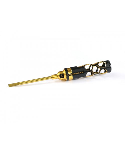 ARROWMAX AM430151BG - FLAT HEAD SCREWDRIVER 5.0 X 100MM BLACK GOLDEN