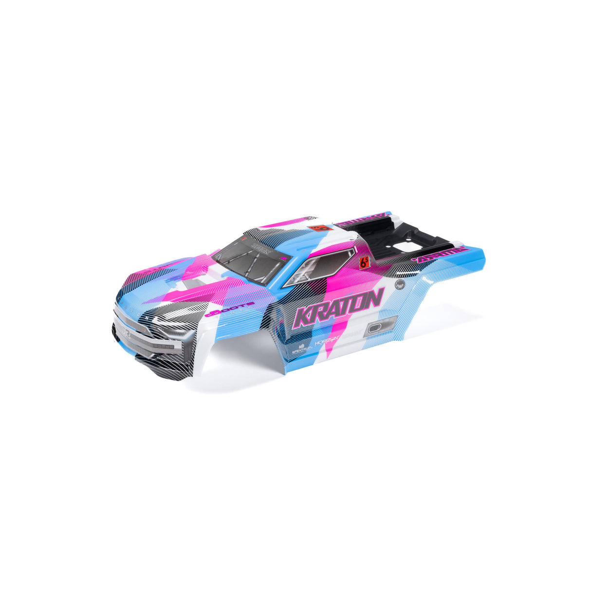 KRATON Painted Decaled Trimmed Body Set (Blue/Pink)