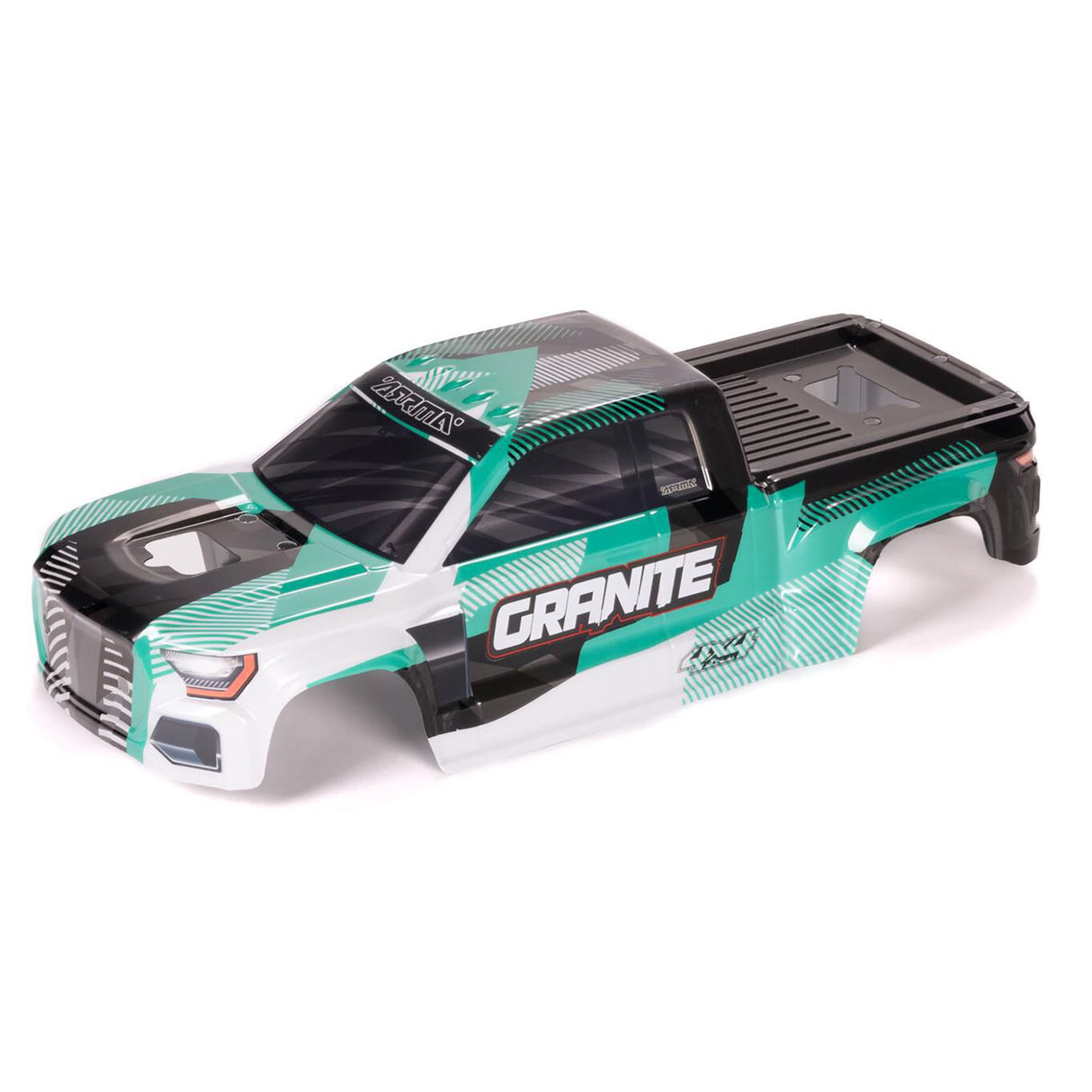 GRANITE 4X4 Clipless Painted Decaled Trimmed Body (Green/Black)