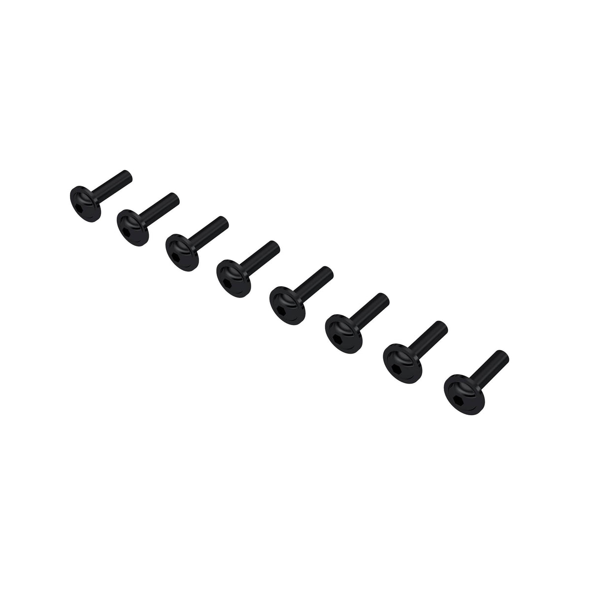 BUTTON HEAD SCREW M3x12mm with WASHER (8Pcs)