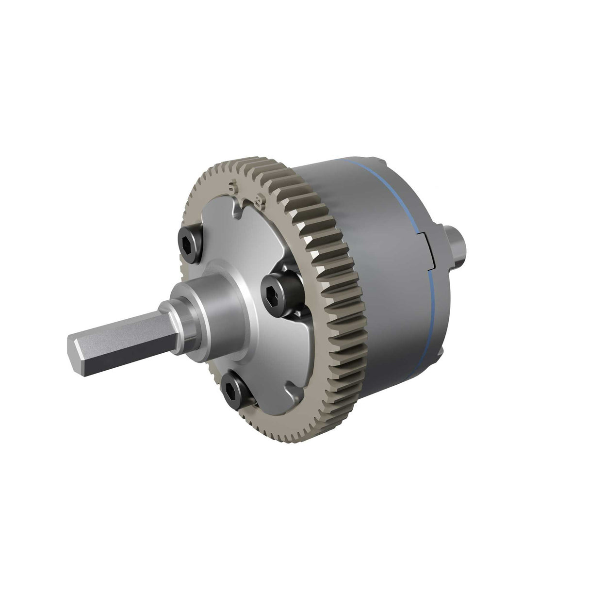 Assembled Aluminum Center Differential 63T 0.5 MOD, 500k cSt - Mini