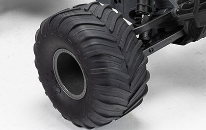 1/10 GORGON 2WD RTA Kit Brushed Monster Truck (Battery & Charger Included), Clear
