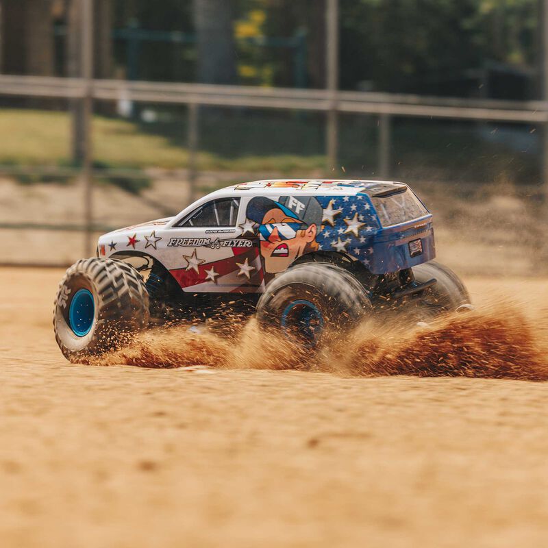 ARRMA 1/10 FREEDOM FLYER 223S 2WD RTR Brushless Monster Truck (Battery & Charger Included) White