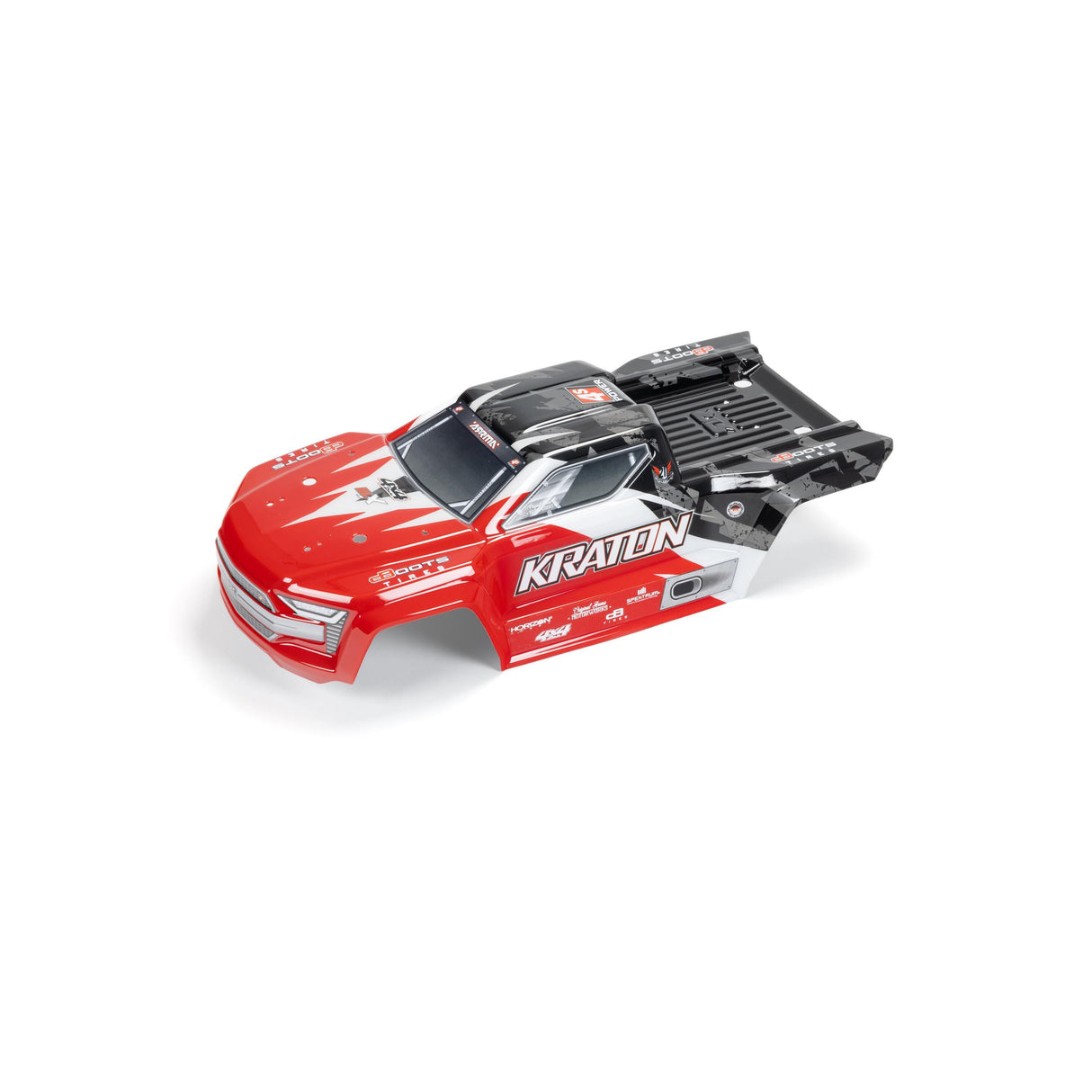 Kraton 4x4 BLX Painted Decaled Trimmed Body (Red/Black)