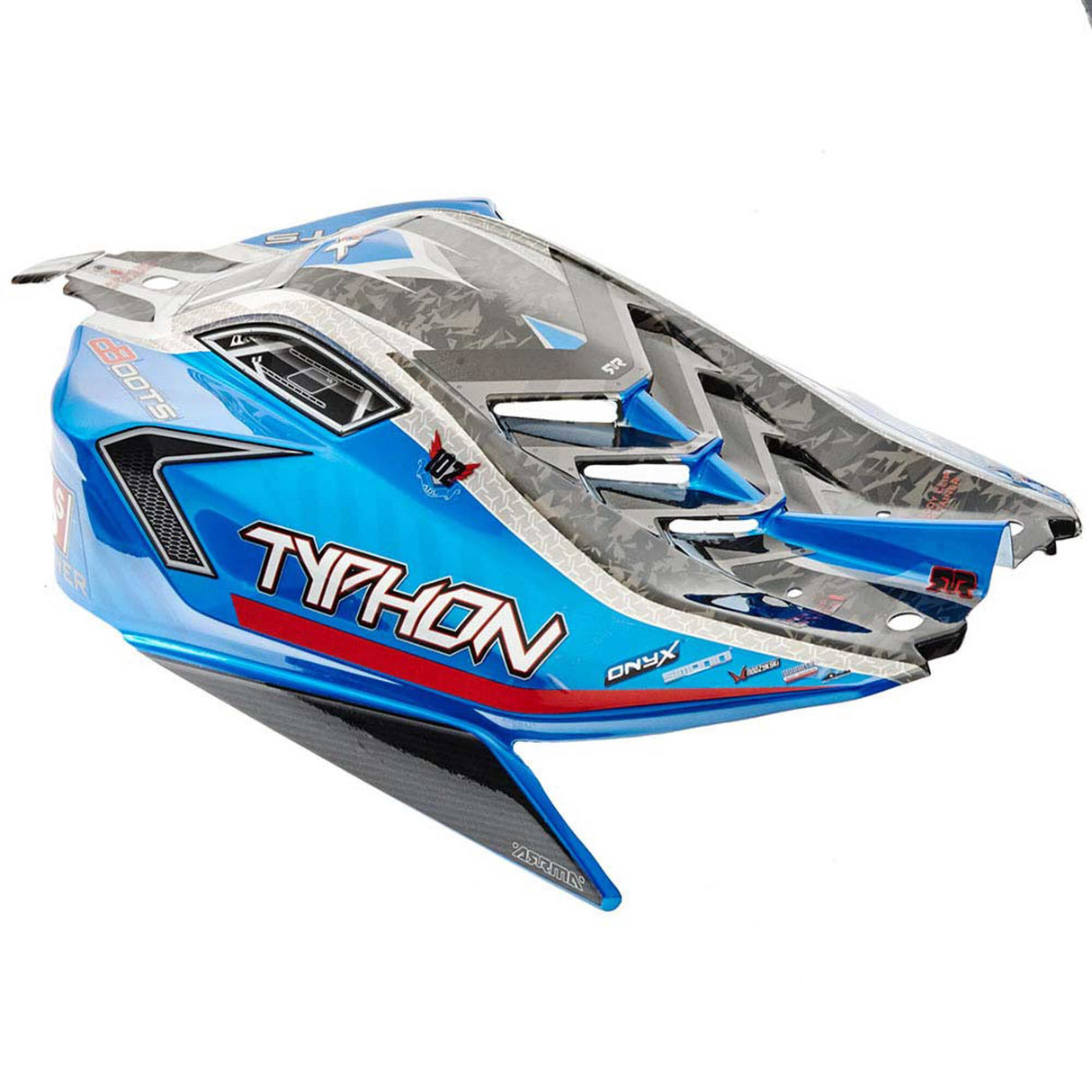 AR406118 Body Blue Painted W/Decals Typhon 6S BLX