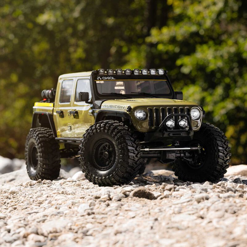 Axial 1/10 SCX10 III Motobilt Waypoint Jeep JT Gladiator 4X4 RTR Brushed Rock Crawler Green