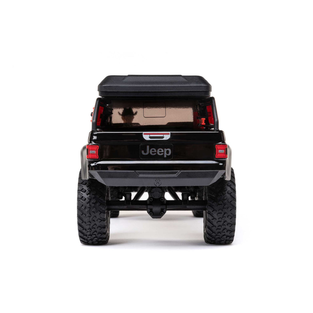1/24 SCX24 Jeep JT Gladiator 4X4 RTR Brushed Rock Crawler (Battery & Charger Included), Black