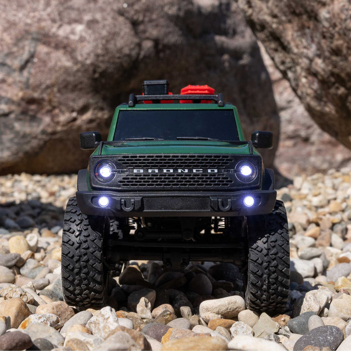 1/24 SCX24 Ford Bronco 4X4 RTR Brushed Rock Crawler (Battery & Charger Included), Green