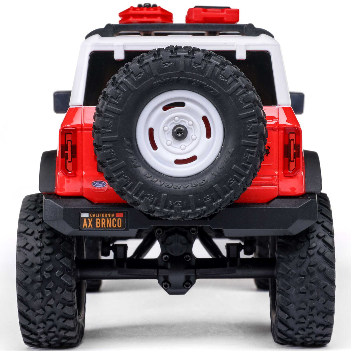 1/24 SCX24 Ford Bronco Heritage Edition 4X4 RTR Brushed Rock Crawler (Battery & Charger Included), Red