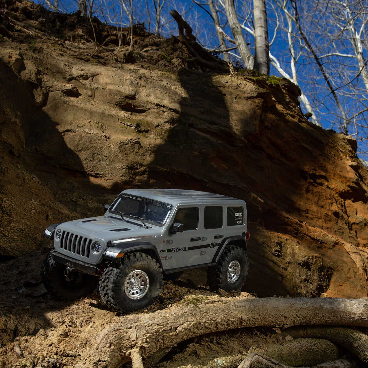 1/10 SCX10 III Jeep JLU Wrangler 4X4 RTR Brushed Rock Crawler,Gray