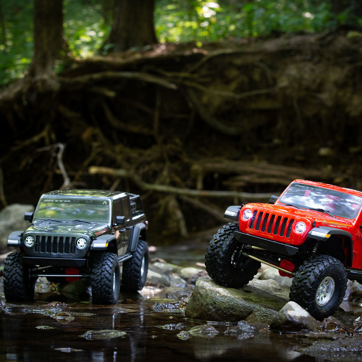 1/10 SCX10 III Jeep JT Gladiator 4X4 RTR Brushed Rock Crawler, Gray