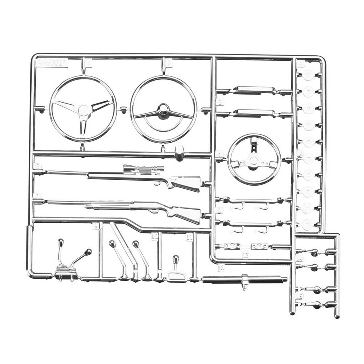 AX80047 Interior Detail Parts Tree Chrome