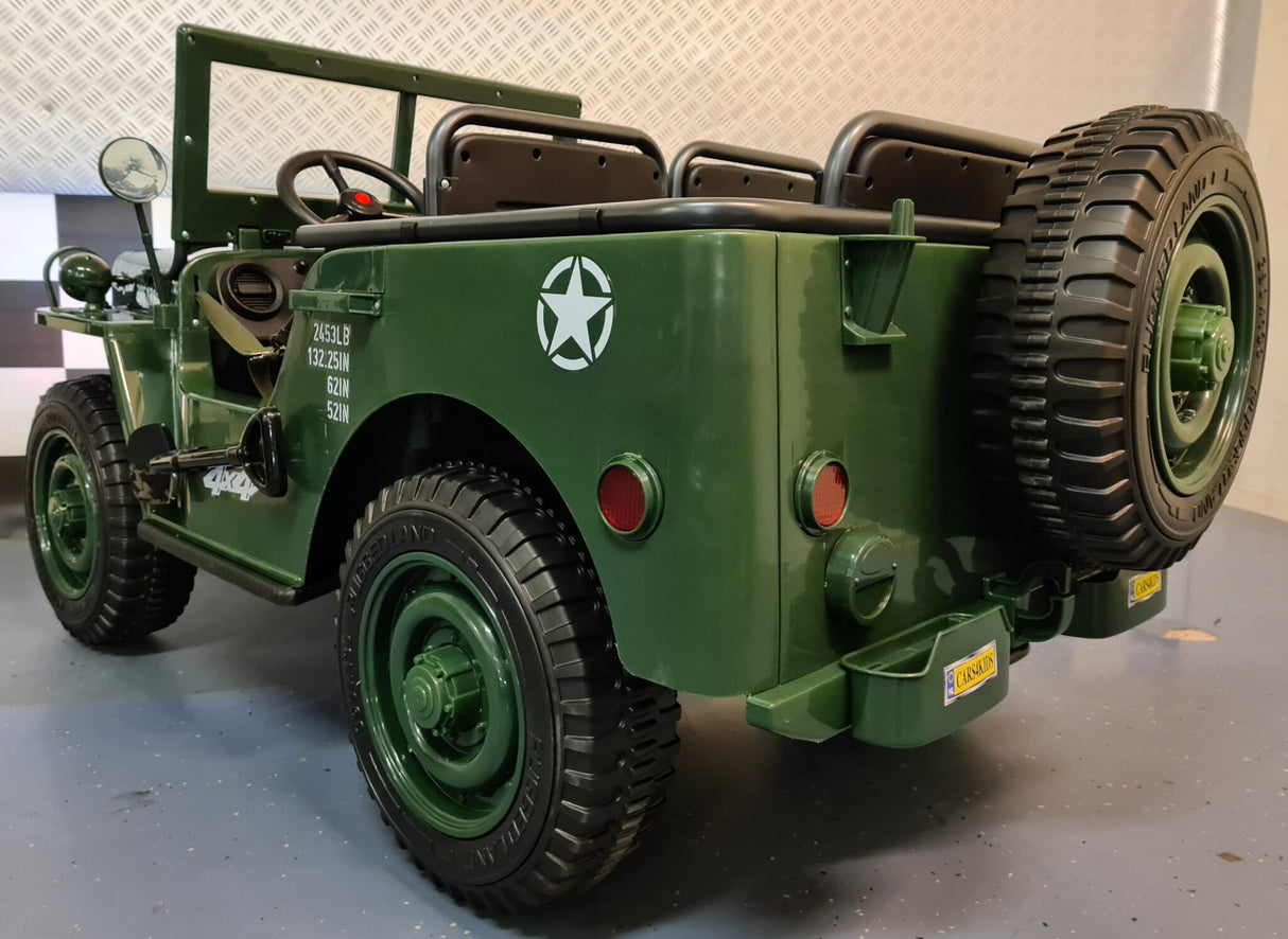 Electric children's jeep Willy's 24 volts with remote control