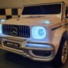 Battery children's car Mercedes G63 2 persons 24 volt white
