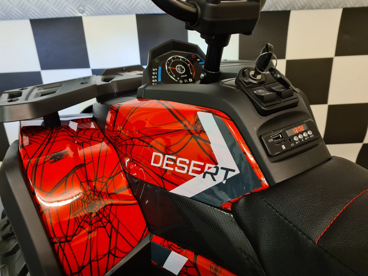 Battery children's quad Spider 12 volts red