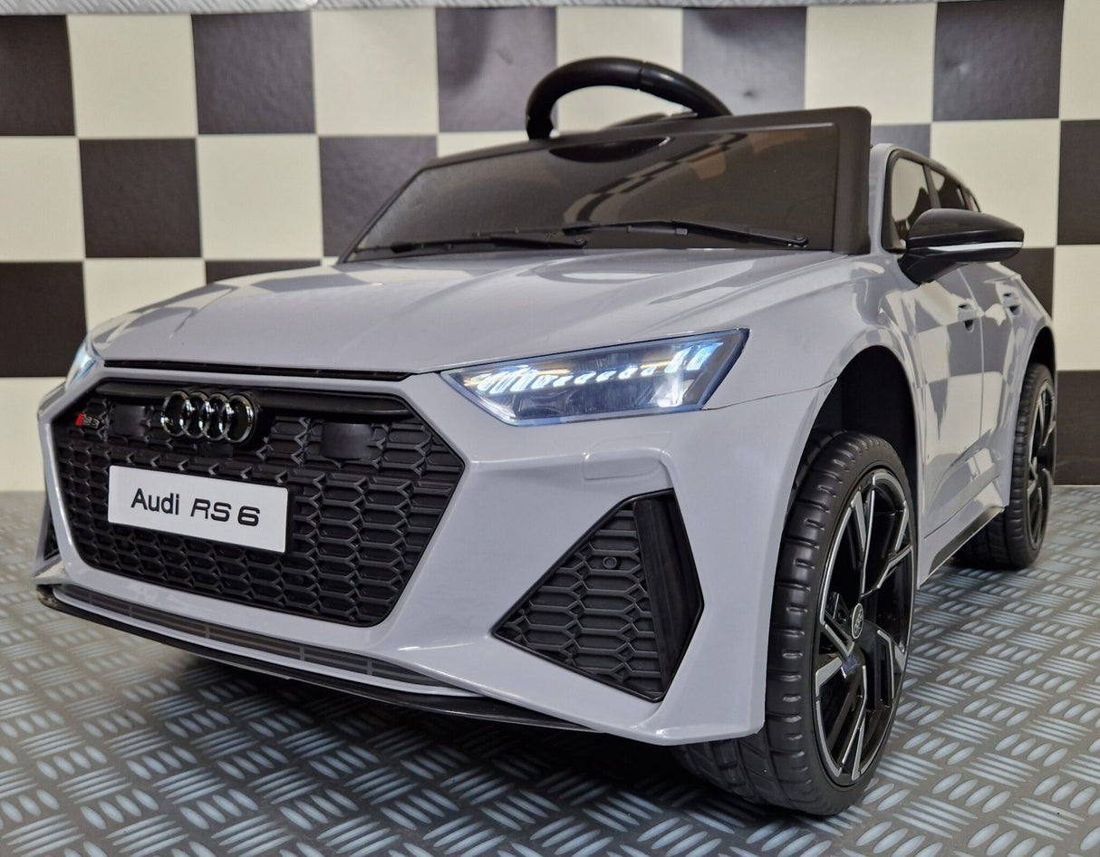 Electric children's car Audi RS 6 nardo grey