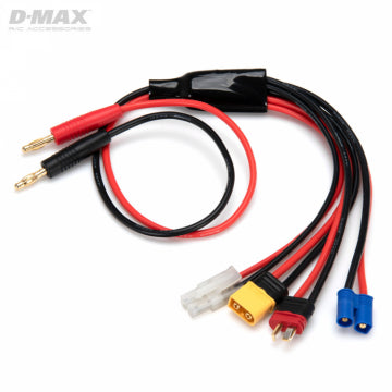 DynoMAX B9707 - Charge Lead Multi-Power with 4mm Banana Connectors