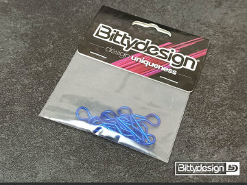 Bittydesign BDBC-88BL - Body Clips Kit Big Scale (8) - Blue