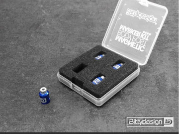 Bittydesign BDBPMK10-BE - Body Post Marker kit Blue - 1/10 scale Model Cars