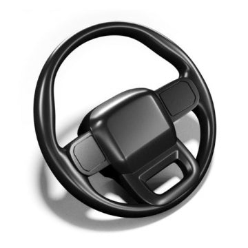 Bittydesign BDCR-RK1-SW - Steering Wheel for ROCK1 1/10 Crawler Interior Cockpit