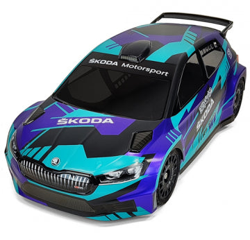Bittydesign BDRX-190FRS2H - SKODA Fabia RS Rally2 Clear Body 1/10 Rally 190mm Hard 1,2mm