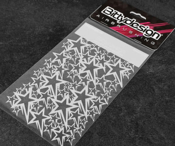 Hobbynox BDSTC-011 - Vinyl Stencil - Stars