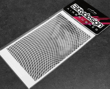 Hobbynox BDSTC-015 - Vinyl Stencil - Wave Mesh