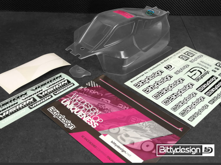 Body VISION 1/8 Buggy Xray XB8E´20 Clear Pre-cut