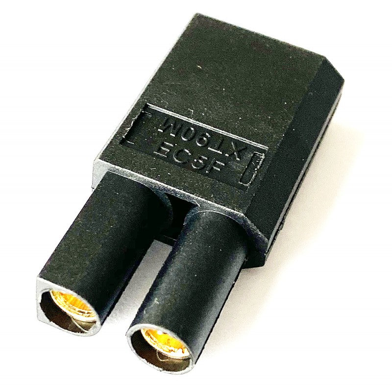 "One piece" Adaptator XT90 device (M) to EC5 battery (F)