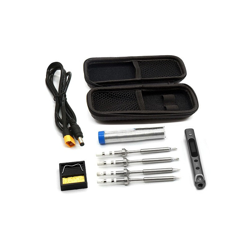 TS100 Soldering iron (12-24V/17-65W) - Luxe set V2022