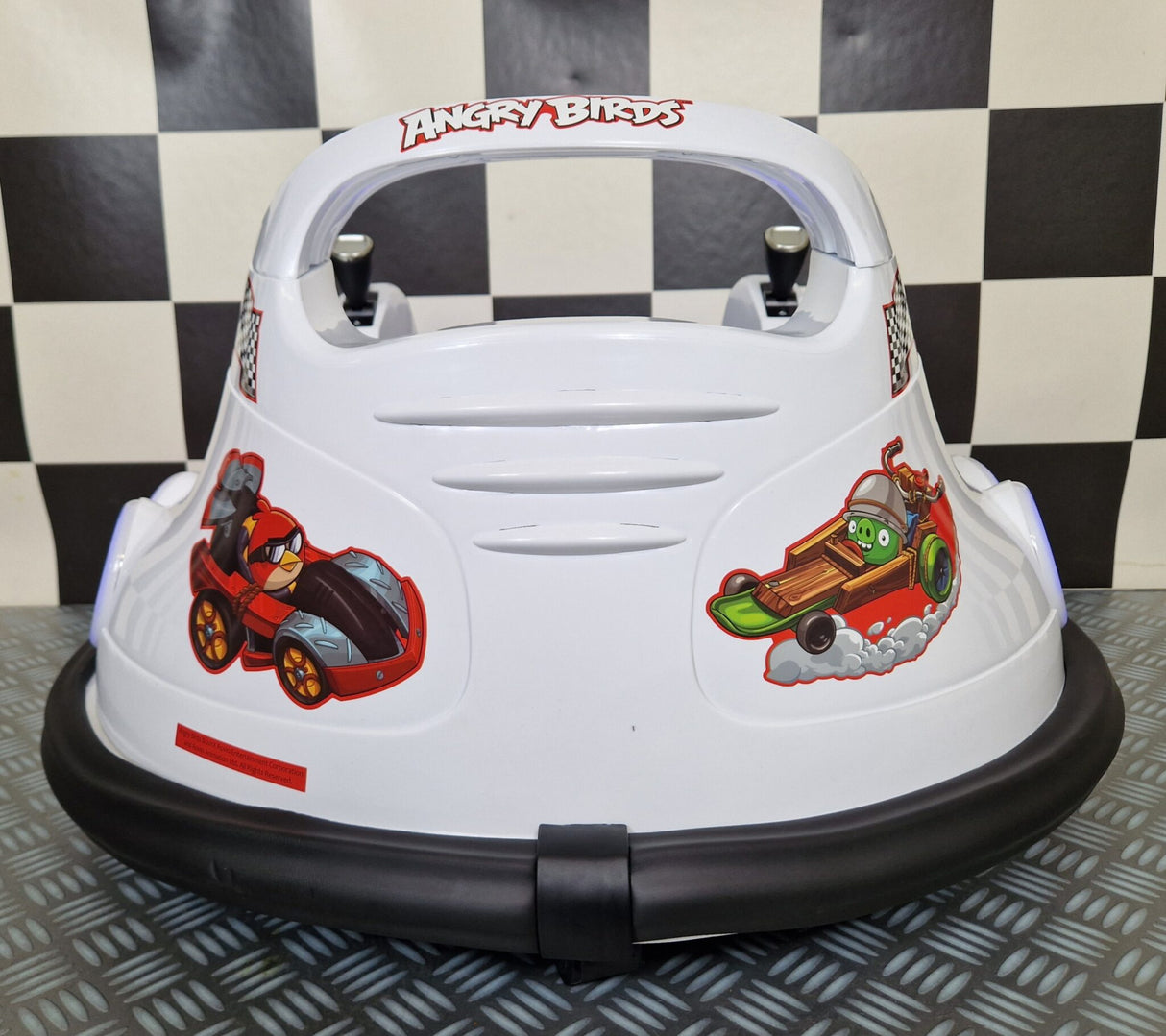 Bumper Car Angry Birds 6 volt white