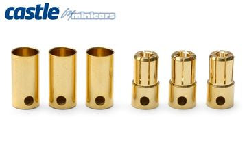 Castle Creations CC BULLET 6.5MM - 6.5mm Bullet Connectors 3pair 200A