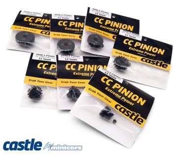 Castle Creations 010-0065-14 - CC Pinion Mod 1 - 5mm Set (7)