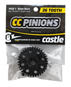 Castle Creations 010-.0065-34 - CC Pinion 36T Mod 1 - 8mm