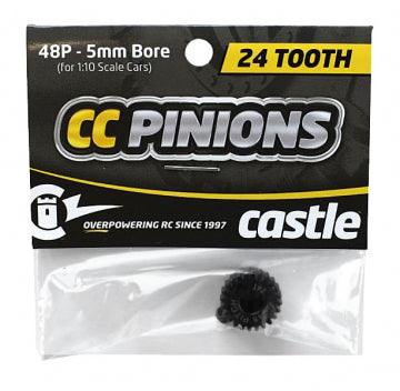 Castle Creations 010-0065-43 - CC Pinion 24T 48P - 5mm