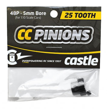 Castle Creations 010-0065-44 - CC Pinion 25T 48P - 5mm