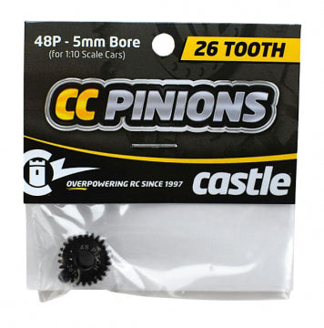 Castle Creations 010-0065-45 - CC Pinion 26T 48P - 5mm