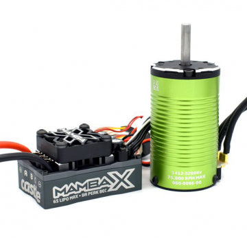 Castle Creations 010-0155-15 - MAMBA X SCT Sensor WP ESC 25,2v and 1412-2100KV 5mm Combo