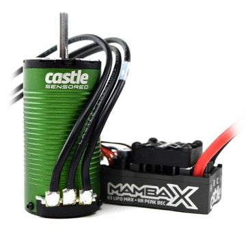 Castle Creations 010-0160-01 - Mamba X SCT ESC Combo w 1415-2400KV 5mm Sensored Motor