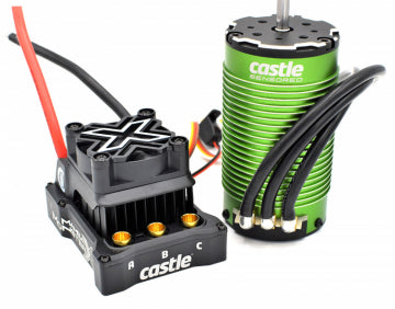 Castle Creations 010-0165-02 - Mamba Monster X 8S 33,6V 1717-1650KV Sensor Combo