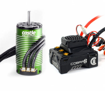Castle Creations 010-0172-01 - Combo Cobra 8 2-6S ESC & 1512-1800kV Sensored Motor
