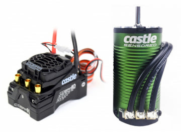 Castle Creations 010-0174-16 - Combo Cobra 10 6S ESC & 1415-2400kV 5mm Sensored Motor
