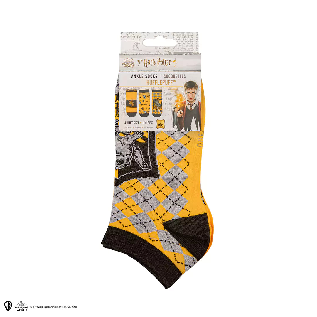 Set of 3 Hufflepuff’s ankle socks - Harry Potter
